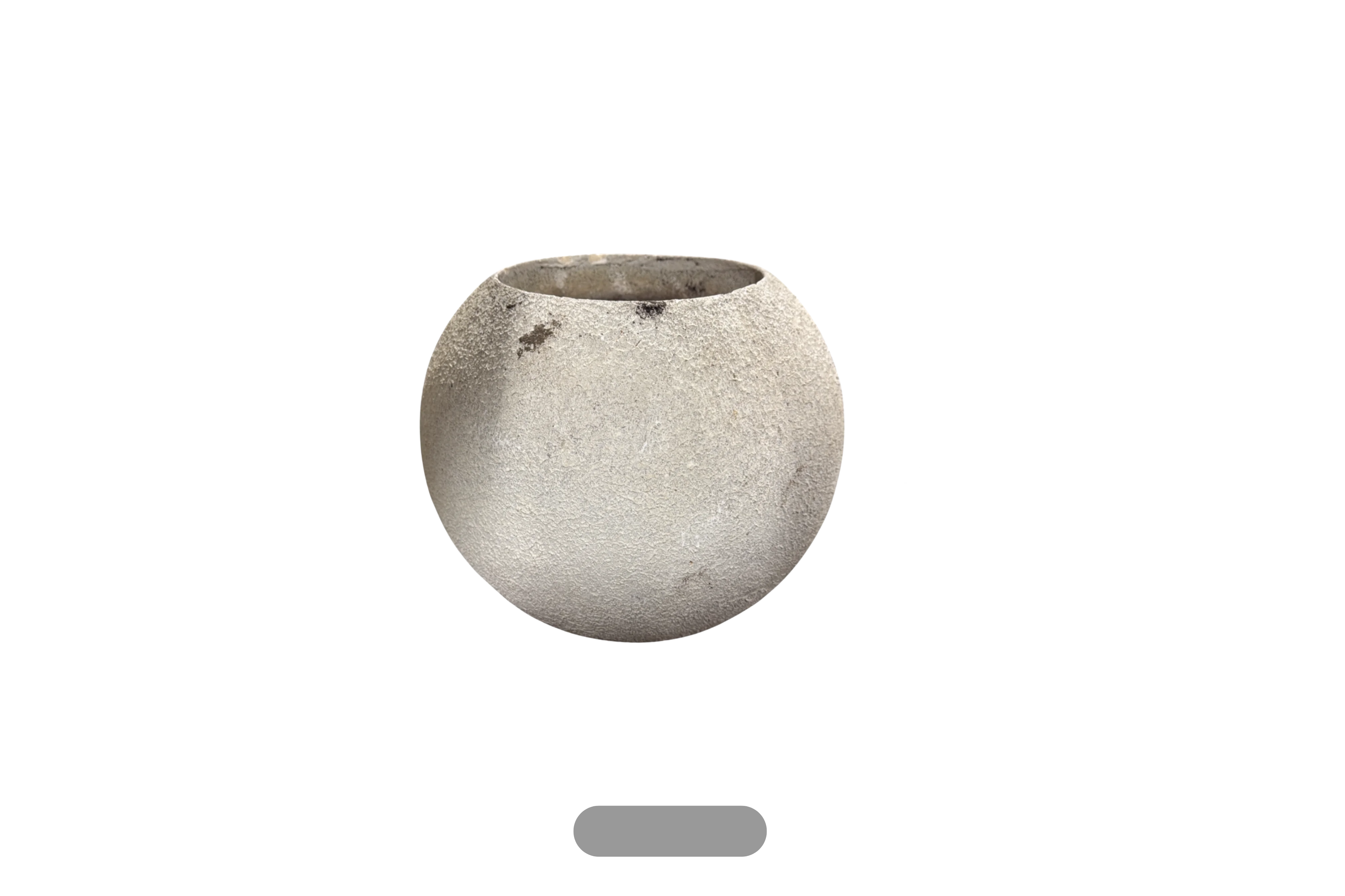 Swiss 60's Concrete Ball Planter - Image 3